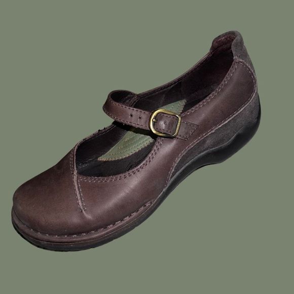 Dansko Women's Brown Leather Suede Mary Jane Shoe Size 39 US 9 - Picture 1 of 6